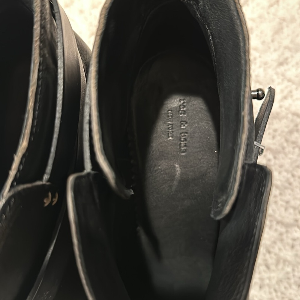 Rag and Bone Harrow Booties in Black Leather size 40 - Picture 2 of 12